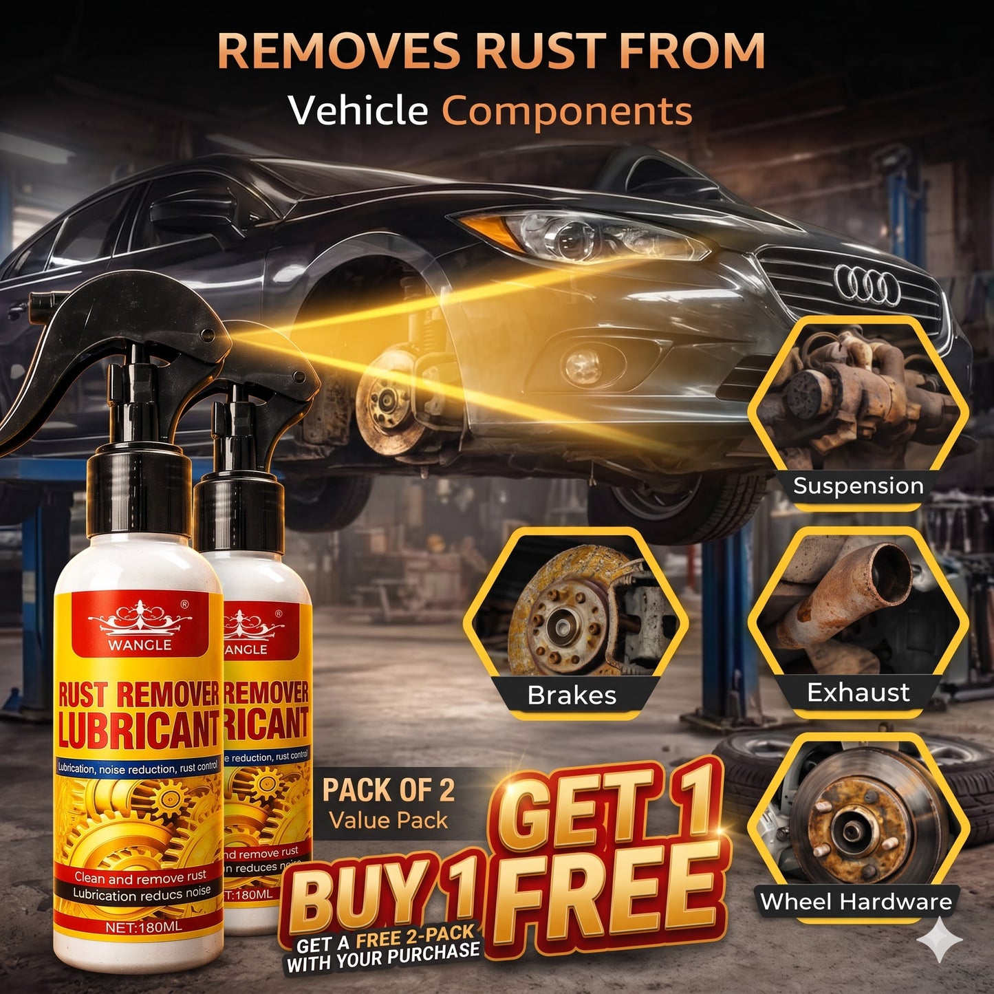 🔥 Powerful Rust Remover Spray™ | 🎁 BUY 1 GET 1 FREE | 🔥FLAT 50% OFF🔥